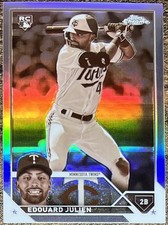 Edouard Julien 2023 Topps Chrome Update Sepia Refractor Rookie #USC79 Twins