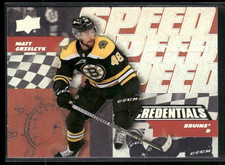2022-23 Upper Deck Credentials - Speed of the Game Stars Matt Grzelcyk #SG-21