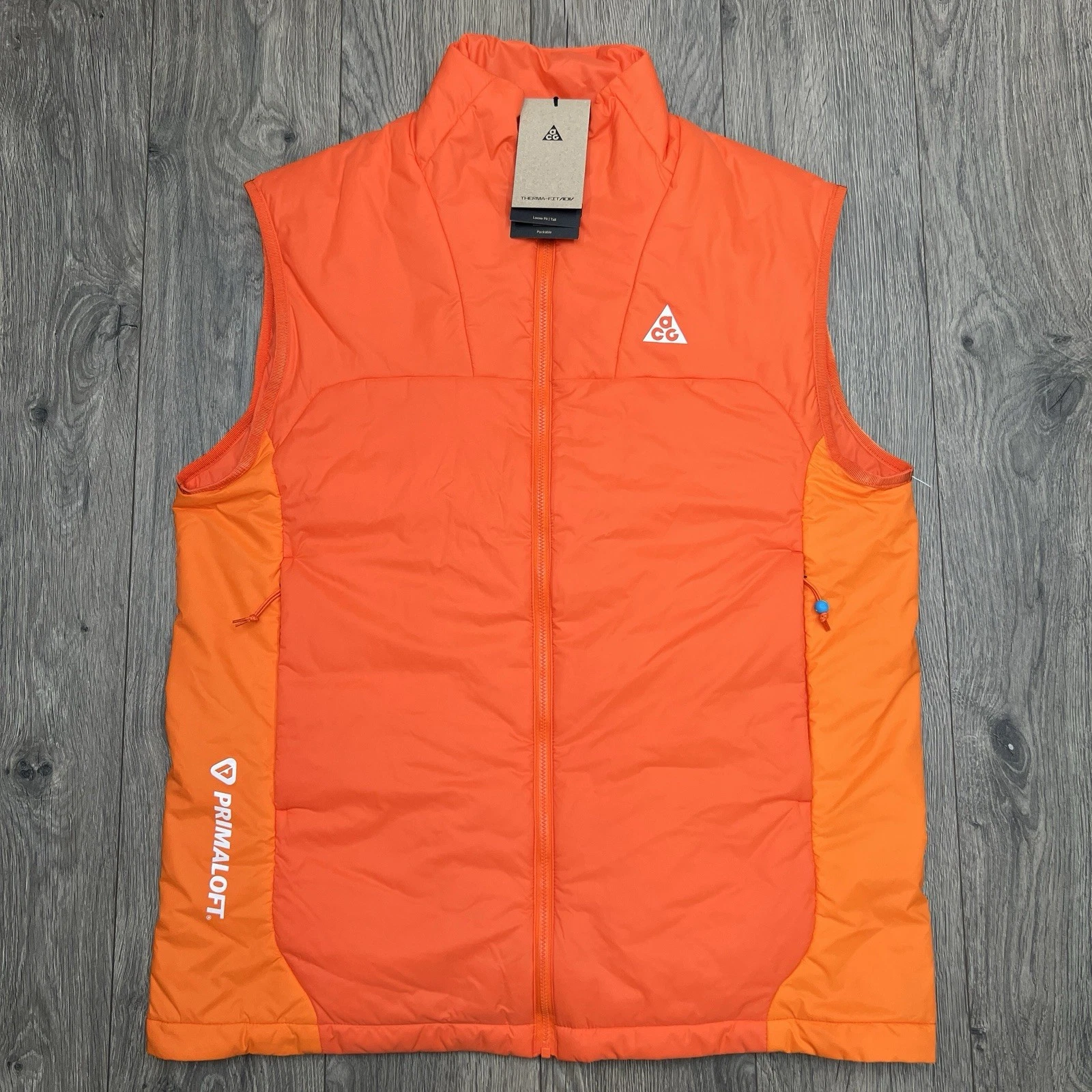 Nike ACG Vest Size Medium Therma-FIT ADV Rope de Dope Orange Full Zip $200
Opens in a new window or
