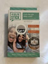 SELFIE STICK CLIP-ON LED RING LIGHT