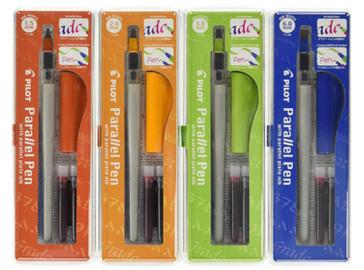 Pilot Parallel Calligraphy Pen Assorted Set - 1.5, 2.4, 3.8, 6.0 mm