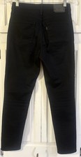 LEVI S Women s 721 High Rise Skinny Jeans Black Size 28 6 NWOT.
