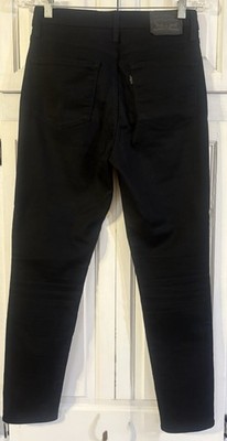 LEVI S Women s 721 High Rise Skinny Jeans Black Size 28 (6) NWOT.