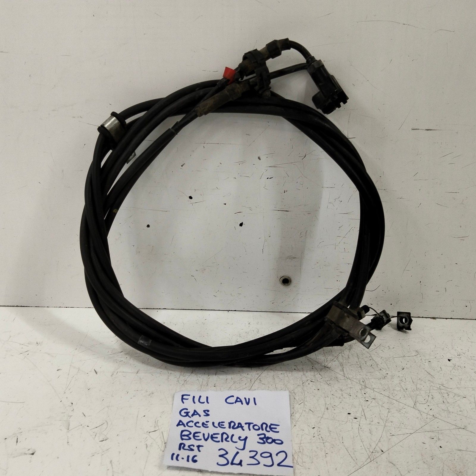 FILI CAVI GAS ACCELERATORE PIAGGIO BEVERLY 300 RST 2011  2016 VEDI📷