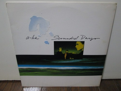 #ad Sealed Us Original Embossed Scoundrel Days Analog A Ha Record Vinyl $158.17