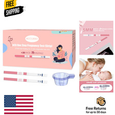Pregnancy Test Strips with Urine Cups, hCG Detection Home Pregnancy Tests