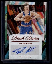 2024-25 Panini Court Kings #BR-KOL Tyler Kolek Brush Strokes Amber #/49