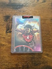 Tarjeta verde Leaf Anime Nation Jalen 2023 #/63 Houston Rockets