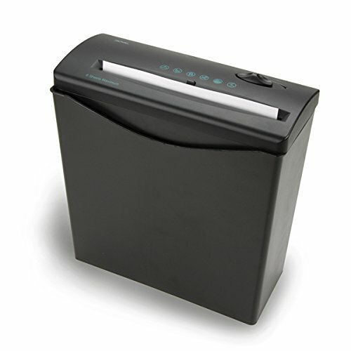 Royal JS55BASKET, 5-Sheet Strip Cut Shredder with Plastic Ba