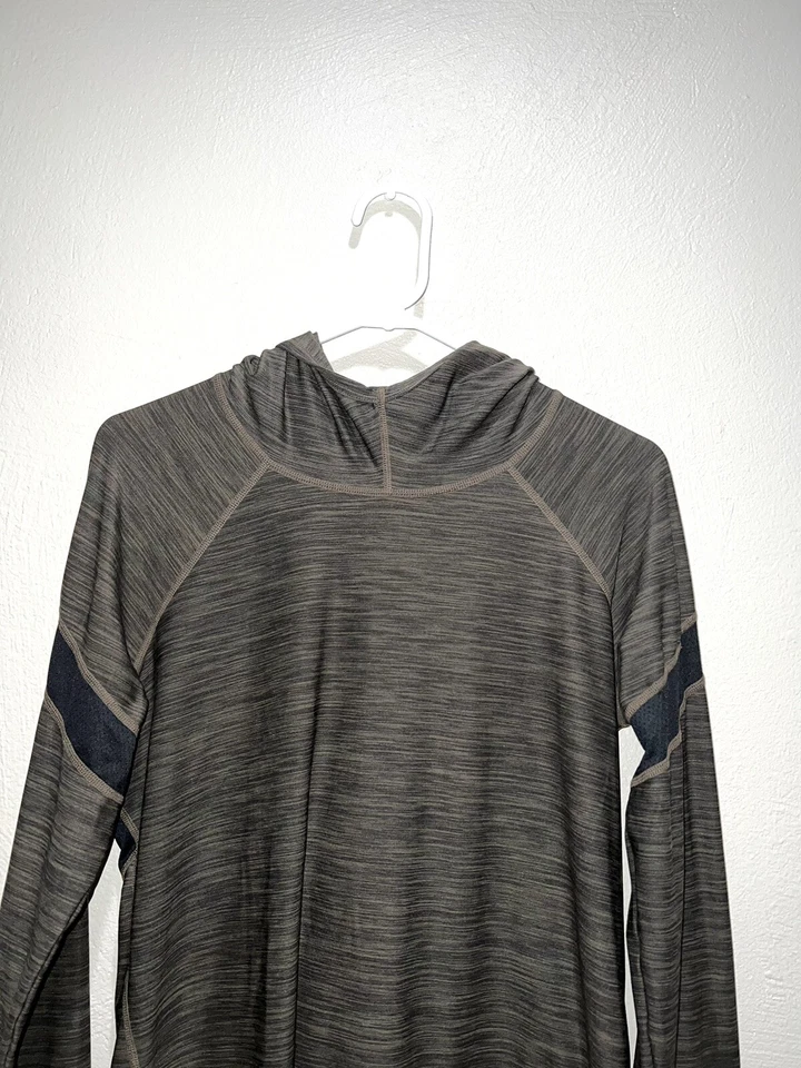 Gap Fit оливковый зеленый длинным рукавом толстовка с капюшоном Athletic Activewear пуловер женщин размер l - Изображение 2 из 4