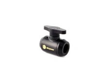 Bitspower Matt Black Mini Valve With Black Handle