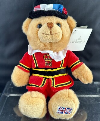 Sandringham Beefeater Bär Sammlerstück Souvenir Kiel Spielzeug 15 cm Plüsch
