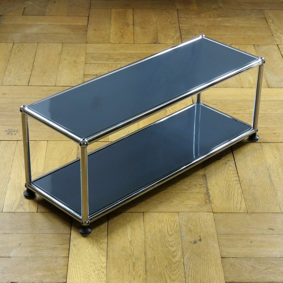 * USM Haller TV Ständer * Lowboard Beistelltisch Möbel * Anthrazit * 75x25x25 cm