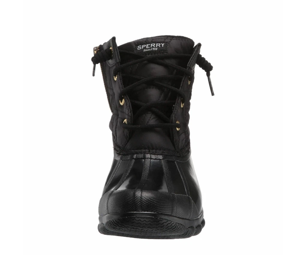 Women's Sperry Syren Gulf Wool Quilt Duck Boots STS84450  Black - Image 2 of 4