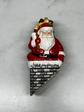 Dept 56 The Original Snow Village Down the Chimney He Goes Santa 51586 with Box