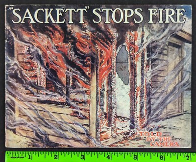 Vintage 1910s US Gypsum Sackett Plaster Board Fire Prevention 16 PG Catalog
