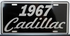 1967 67 Caddy Metal License Plate Fits Cadillac Eldorado Coupe Deville Fleetwood