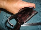 FITS Smith & Wesson 586 686 66 Colt Python 6" Floral Thumb Break Leather Holster — photo 5