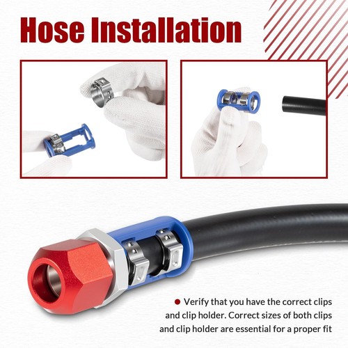 800-671 A/C Line Splice Kit for 3/8 Line With No. 6 Hose Air Conditioning Repair - Picture 8 of 12