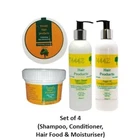 T444Z HAIR FOOD, SHAMPOO, CONDITIONER & HAIR MOISTURISER (SET OF 4)
