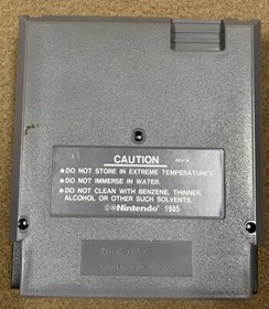 NES Game Burgertime Clean Label untested