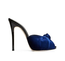 Giuseppi Zanotti Bridget Velvet mule 38.5 NWT