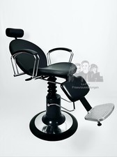 Herrenstuhl Welonda Greiner Olymp NEU BEZOGEN Friseurstuhl Barberstuhl