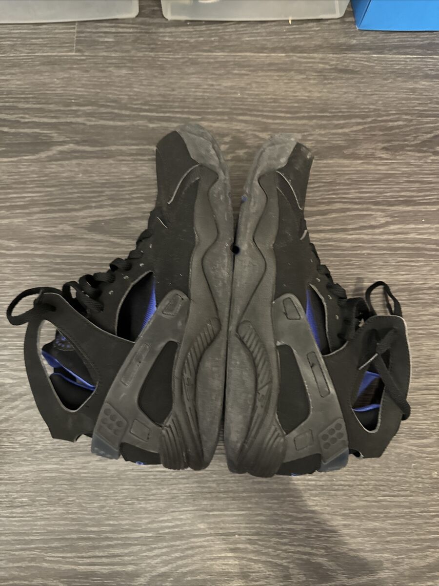 Vintage 2003 Nike Air Huarache Black/Blue Colorway 305439 Vintage 2003 Nike Air Huarache Black/Blue Colorway 305439