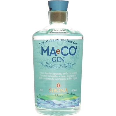 Sibona MAECO Italian Premium Dry Gin 0,7 Liter 42% Vol.