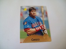 JOSE CANSECO TEXAS RANGERS 1995 PINNACLE  #49 MLB BASEBALL