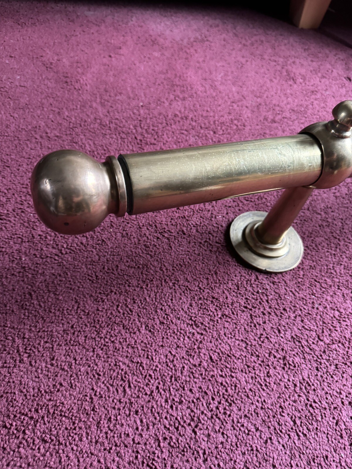 Vintage Victorian Style 5ft Brass Pub Bar Foot Rail With Feet eBay