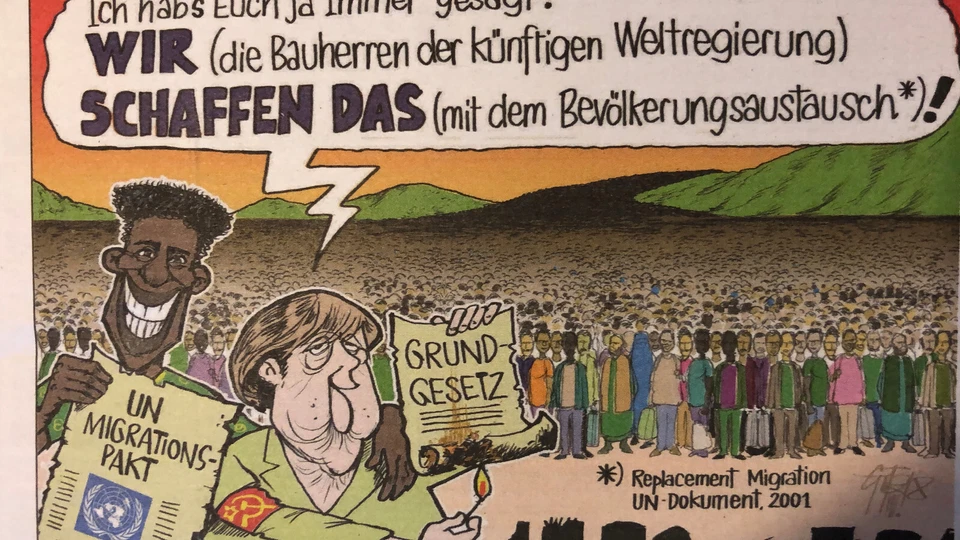 CDU ändert nichts 12 Aufkleber 14 cm A6 A3 Bike Ski 3t 2t 9V AFD Info Reise Kia - Bild 3 von 4