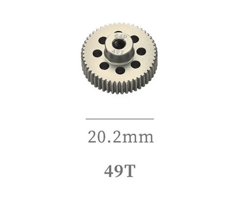 HARD COATED ALU 64P PITCH 21T - 54T PINION GEAR FOR 1/8 1/10 CAR BUGGY MONSTER - Picture 53 of 58