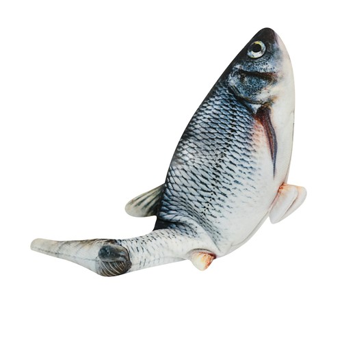 Pet Cat Motorised Catnip Play Simulated Fishes Kitty Chew Electronic Teaser Toys - Picture 3 of 40