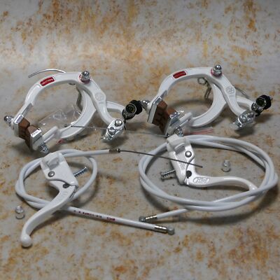 Dia-Compe MX-1000/Tech-4 komplettes Oldschool BMX Bremsenset weiß