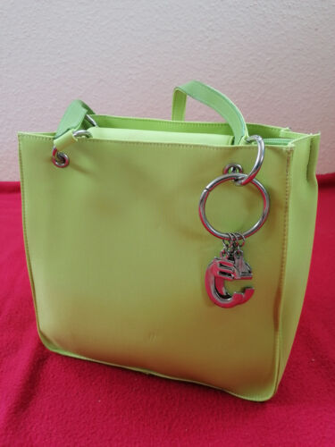 Handtasche Damen Umhängetasche Bag Damentasche neongrün grün Henkeltasche - Bild 7 von 14