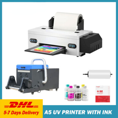 A3 DTF Printer T Shirt Printing  L1800 R1390 DX5 Printhead With Powder Shaker
