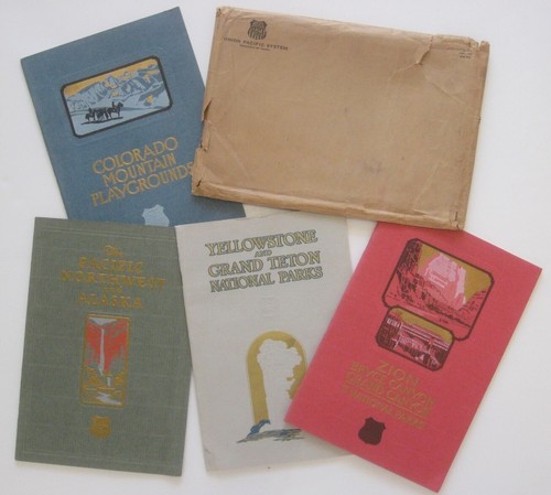 4 UNION PACIFIC SYSTEM 1932 Tour Books National Parks Pacific Northwest Alaska + - Picture 16 of 18