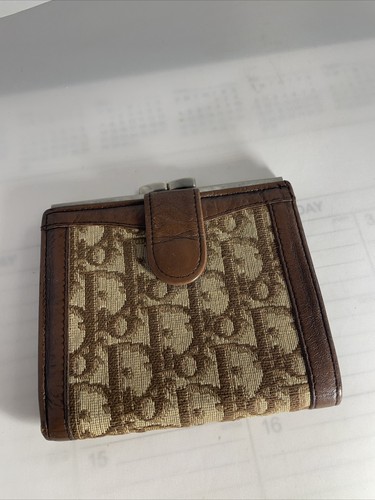 Authentic Christian Dior Vintage Diorissimo Pattern French Purse Kisslock - Picture 3 of 15