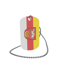 Dog Tag Flag Bunting Backschmiding Dog Tag Aluminium 30 x 50mm