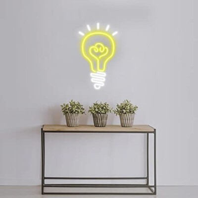 32''x19.3'' Bulb Flex LED Neon Sign Night Light Party Gift Bar Garage Décor Visual