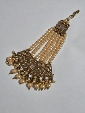 INDIAN BOLLYWOOD  jhummar PASSA JEWELLERY WEDDING PARTY  GOLD SIDE PASSA