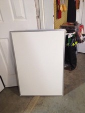 Mead 85356-Dry-Erase Board, Melamine Surface-36" x 24"- Silver Aluminum Frame
