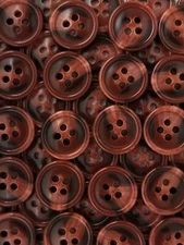 SIZE 20L - 1/2", MENSWEAR BUTTON, 1 DOZEN, SHINY FINISH, FREE SHIPPING USA