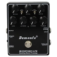 DemonFX Microtube A7K Bass Preamp Pedal