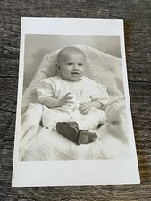 Vintage RPPC Baby Real Photo Postcard Unposted