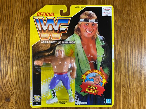 WWF WWE OWEN HART Wrestling Action Figure Hasbro 1...