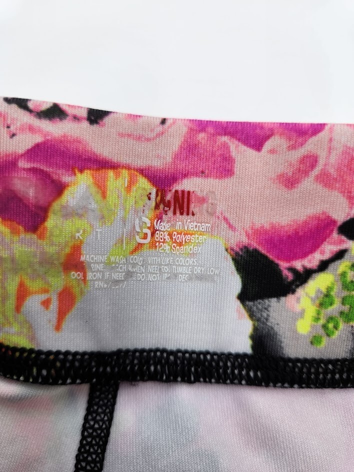 Leggings Fila Sport Taglia S Donna Multicolore Floreale Attivo Crop Palestra