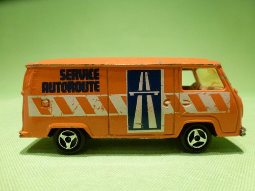 MAJORETTE 244 VW VOLKSWAGEN FOURGON 1:60 -SERVICE AUTOROUTE- RARE - GOOD - 506 - Picture 6 of 7