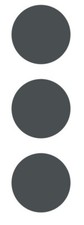 3" Dark Grey Gray Round Label Dots Stickers Color Coding Inventory 3 Inch Dot